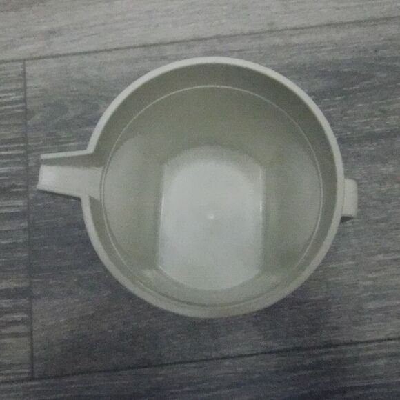 Vintage Tupperware Creamer Sugar Pitcher Food Storage Set Tea Bundle Beige Blue - Picture 8 of 16